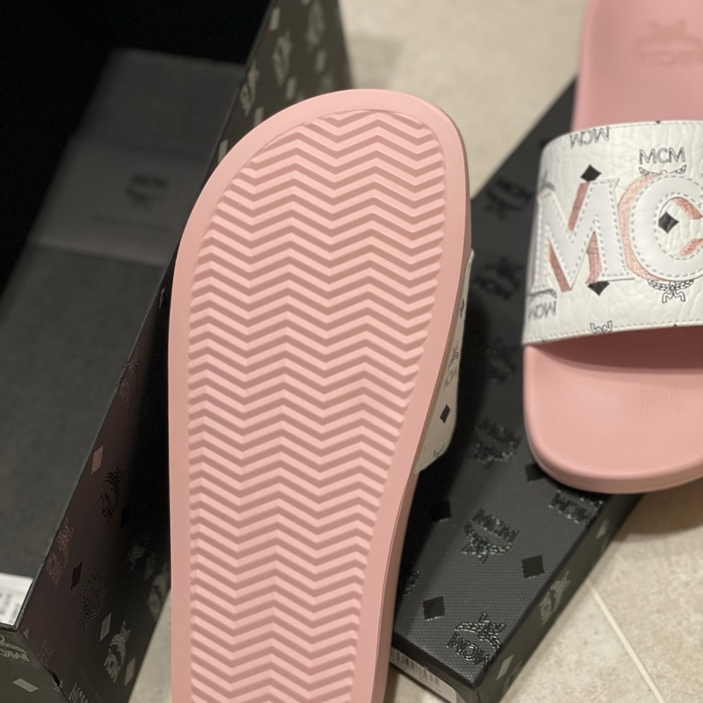 MCM Monogram Sandals Size 39IT (Women Size 9)